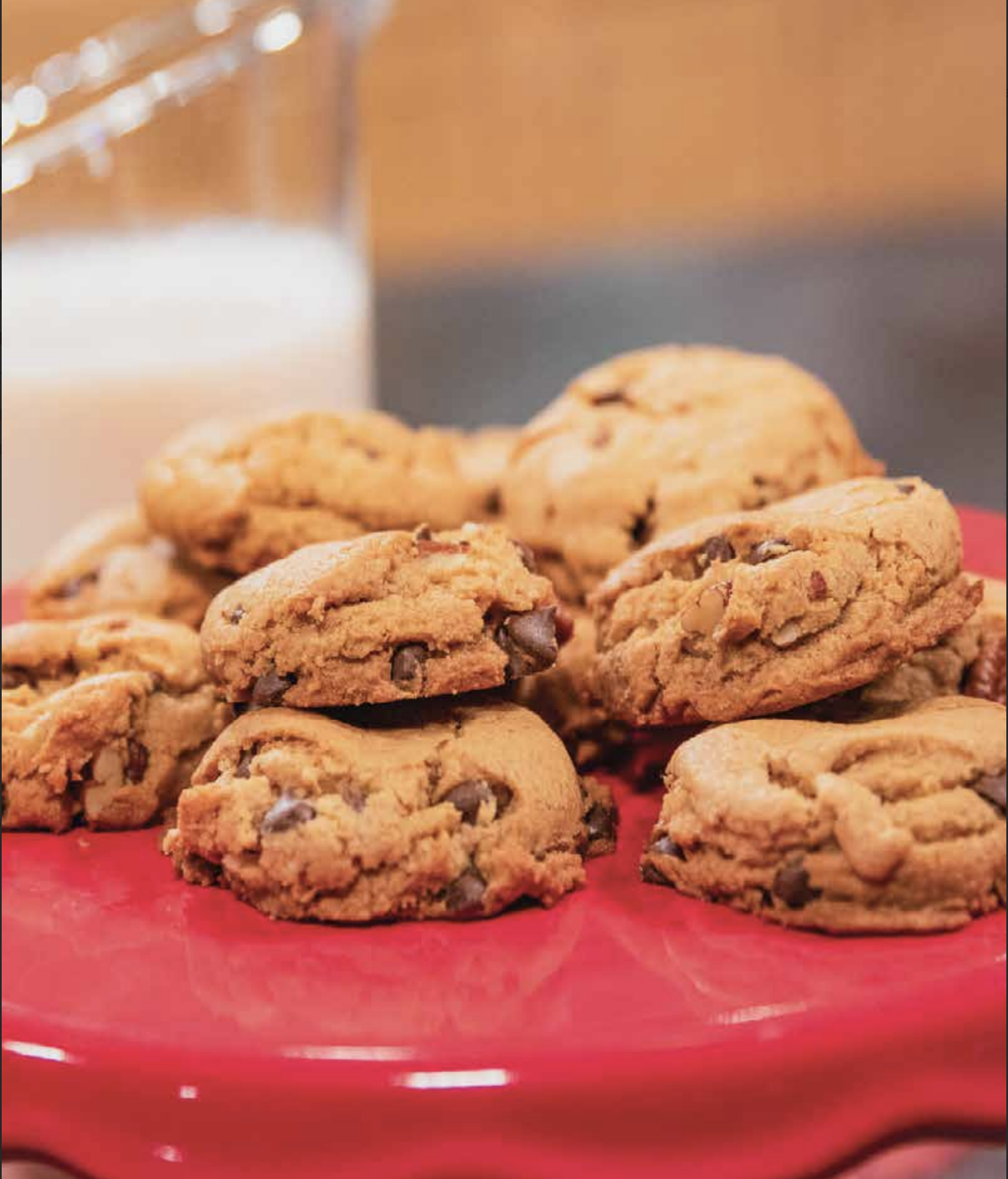 Pecan-Carob Chip Cookies
